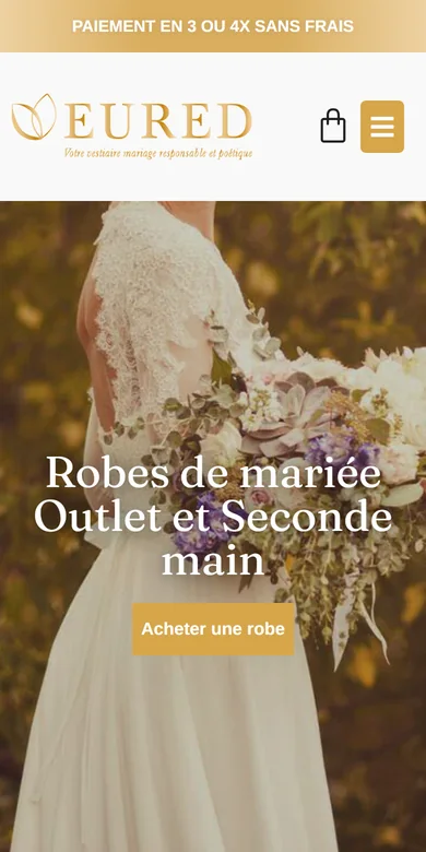 Le site Eured sur téléphone