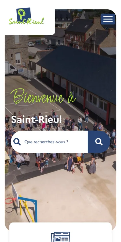 Le site Commune de Saint-Rieul sur téléphone