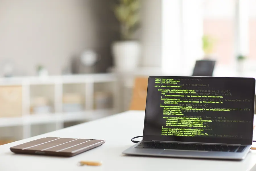 Terminal avec des lignes de commande